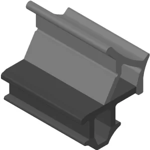 Triextruded thermoplastic