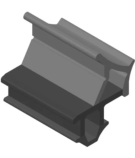 Triextruded thermoplastic