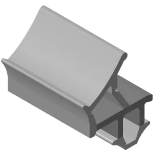 Triextruded thermoplastic
