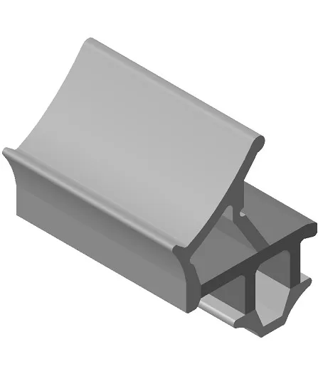 Triextruded thermoplastic